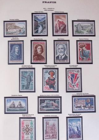 1849-2002, Collection de France en 3 classeurs Vert,