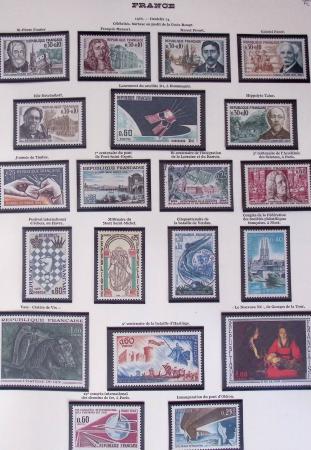 1849-2002, Collection de France en 3 classeurs Vert,