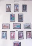 1849-2002, Collection de France en 3 classeurs Vert,