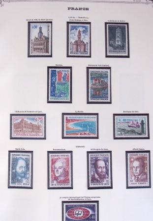 1849-2002, Collection de France en 3 classeurs Vert,