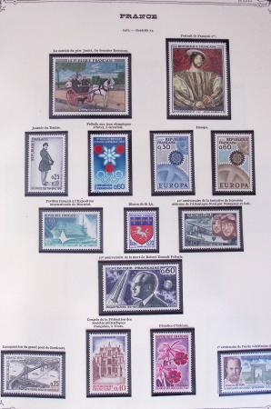 1849-2002, Collection de France en 3 classeurs Vert,