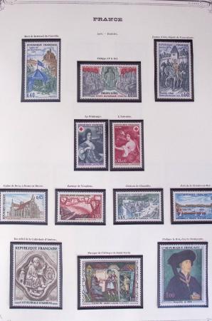 1849-2002, Collection de France en 3 classeurs Vert,