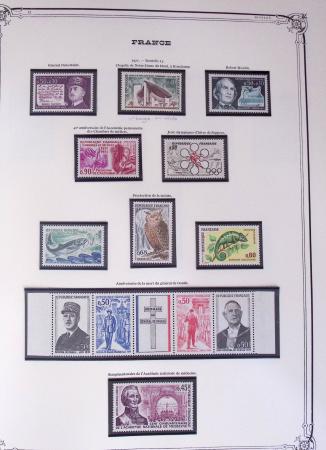 1849-2002, Collection de France en 3 classeurs Vert,