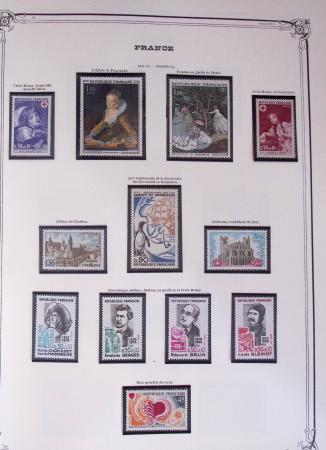 1849-2002, Collection de France en 3 classeurs Vert,
