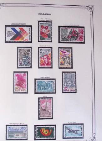 1849-2002, Collection de France en 3 classeurs Vert,
