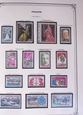 1849-2002, Collection de France en 3 classeurs Vert,