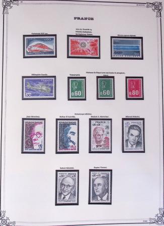 1849-2002, Collection de France en 3 classeurs Vert,