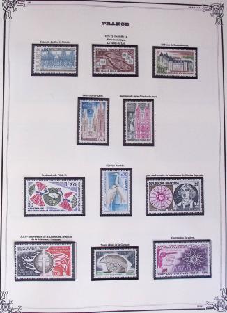 1849-2002, Collection de France en 3 classeurs Vert,