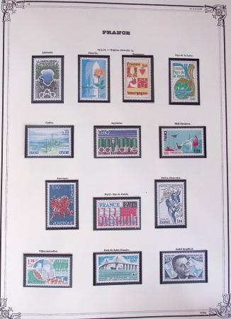 1849-2002, Collection de France en 3 classeurs Vert,