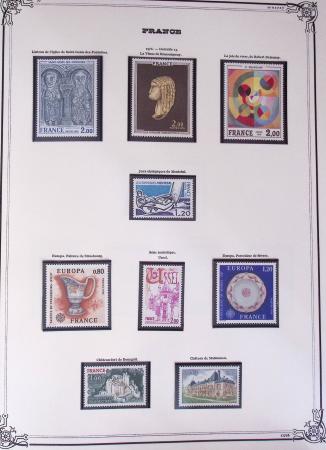 1849-2002, Collection de France en 3 classeurs Vert,