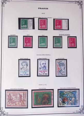 1849-2002, Collection de France en 3 classeurs Vert,