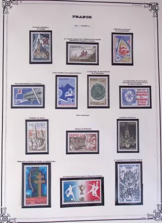 1849-2002, Collection de France en 3 classeurs Vert,