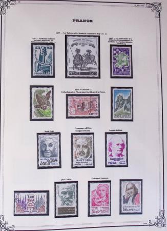 1849-2002, Collection de France en 3 classeurs Vert,