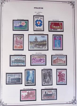 1849-2002, Collection de France en 3 classeurs Vert,