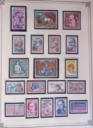 1849-2002, Collection de France en 3 classeurs Vert,