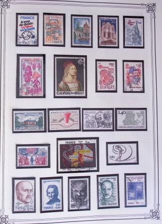 1849-2002, Collection de France en 3 classeurs Vert,
