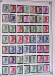 1849-2002, Collection de France en 3 classeurs Vert,
