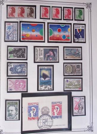 1849-2002, Collection de France en 3 classeurs Vert,