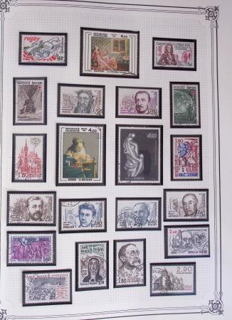 1849-2002, Collection de France en 3 classeurs Vert,