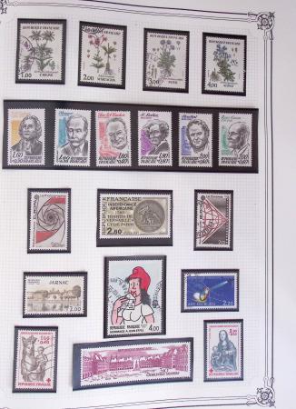 1849-2002, Collection de France en 3 classeurs Vert,