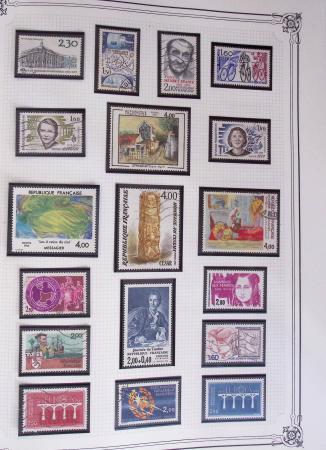 1849-2002, Collection de France en 3 classeurs Vert,