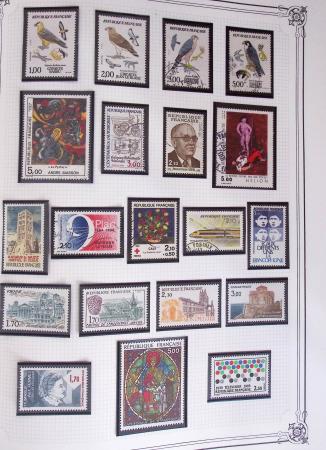 1849-2002, Collection de France en 3 classeurs Vert,