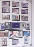 1849-2002, Collection de France en 3 classeurs Vert,
