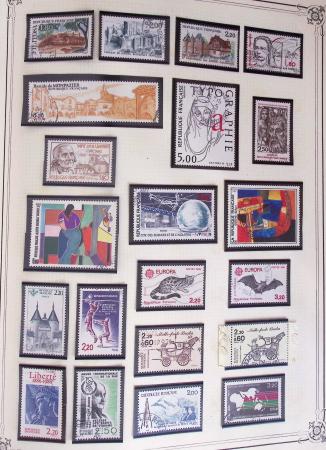 1849-2002, Collection de France en 3 classeurs Vert,