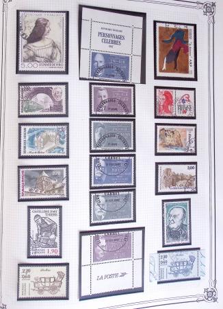 1849-2002, Collection de France en 3 classeurs Vert,