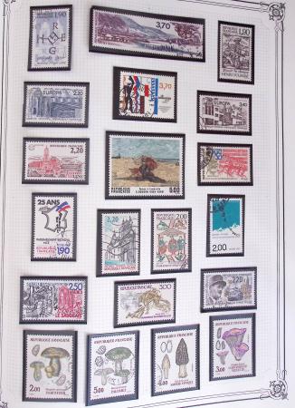 1849-2002, Collection de France en 3 classeurs Vert,