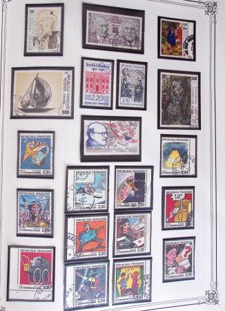 1849-2002, Collection de France en 3 classeurs Vert,