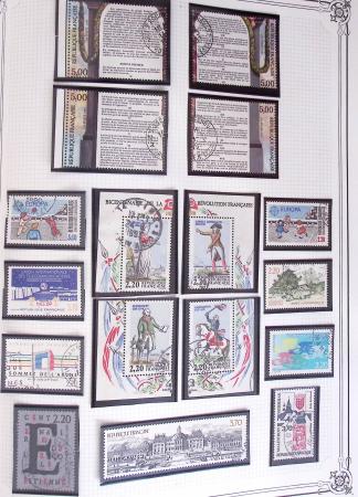 1849-2002, Collection de France en 3 classeurs Vert,