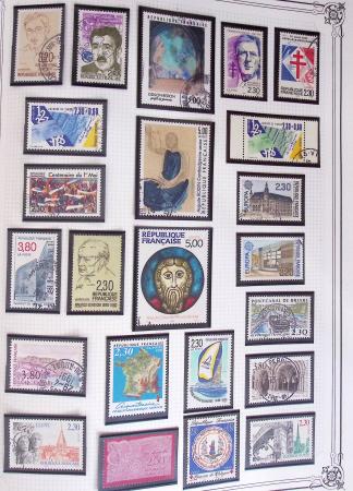 1849-2002, Collection de France en 3 classeurs Vert,