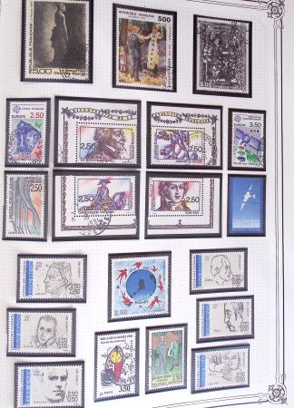 1849-2002, Collection de France en 3 classeurs Vert,