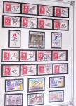 1849-2002, Collection de France en 3 classeurs Vert,