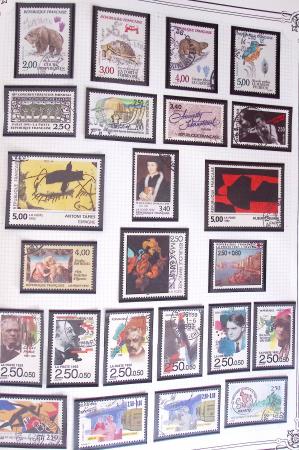 1849-2002, Collection de France en 3 classeurs Vert,