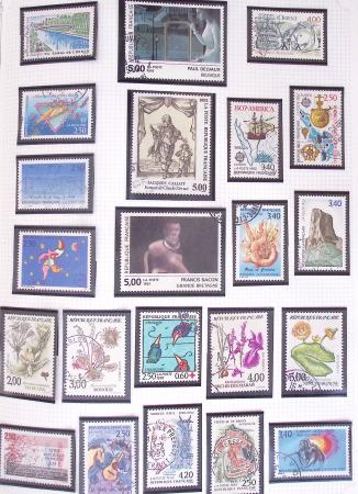 1849-2002, Collection de France en 3 classeurs Vert,