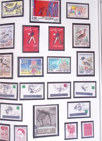 1849-2002, Collection de France en 3 classeurs Vert,