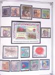 1849-2002, Collection de France en 3 classeurs Vert,