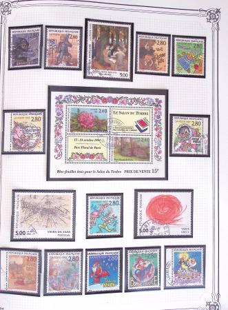 1849-2002, Collection de France en 3 classeurs Vert,