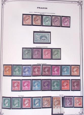 1849-2002, Collection de France en 3 classeurs Vert,