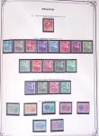1849-2002, Collection de France en 3 classeurs Vert,