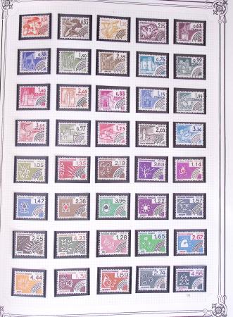 1849-2002, Collection de France en 3 classeurs Vert,