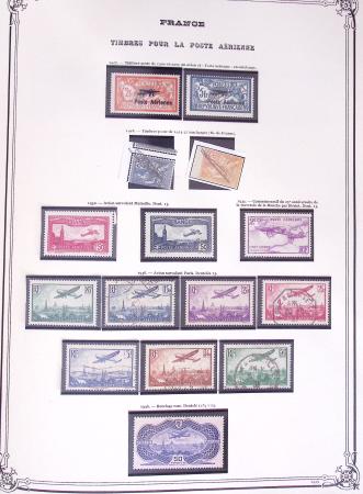 1849-2002, Collection de France en 3 classeurs Vert,