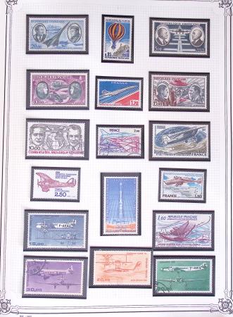 1849-2002, Collection de France en 3 classeurs Vert,