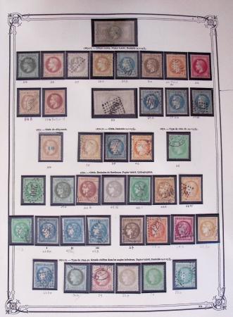 1849-2002, Collection de France en 3 classeurs Vert,