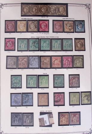 1849-2002, Collection de France en 3 classeurs Vert,