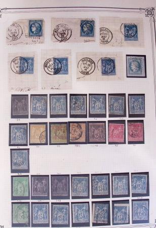 1849-2002, Collection de France en 3 classeurs Vert,