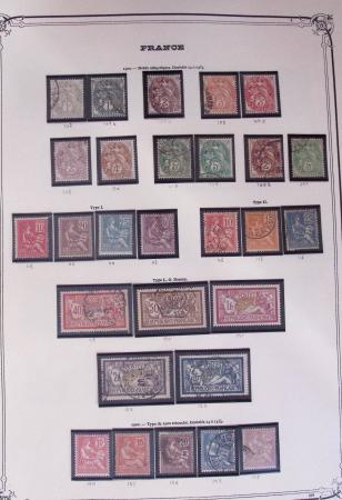 1849-2002, Collection de France en 3 classeurs Vert,