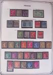 1849-2002, Collection de France en 3 classeurs Vert,